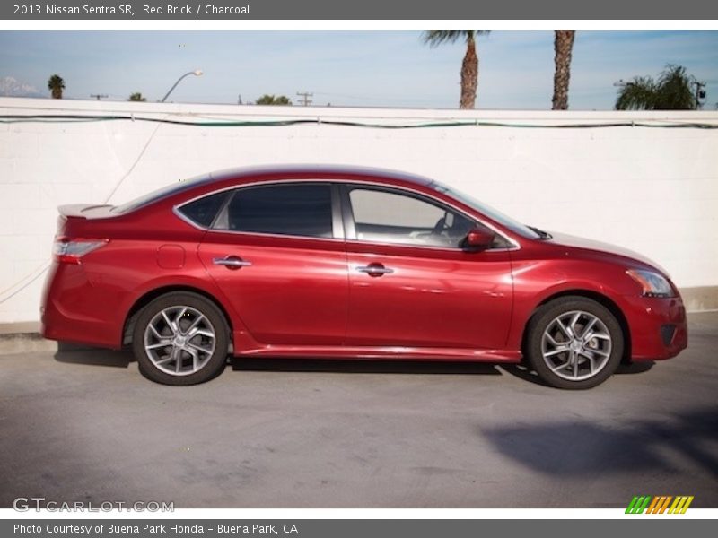 Red Brick / Charcoal 2013 Nissan Sentra SR