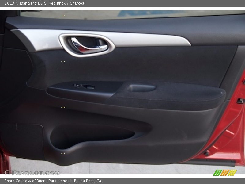 Red Brick / Charcoal 2013 Nissan Sentra SR