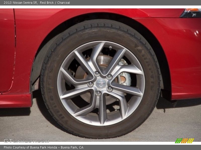 Red Brick / Charcoal 2013 Nissan Sentra SR