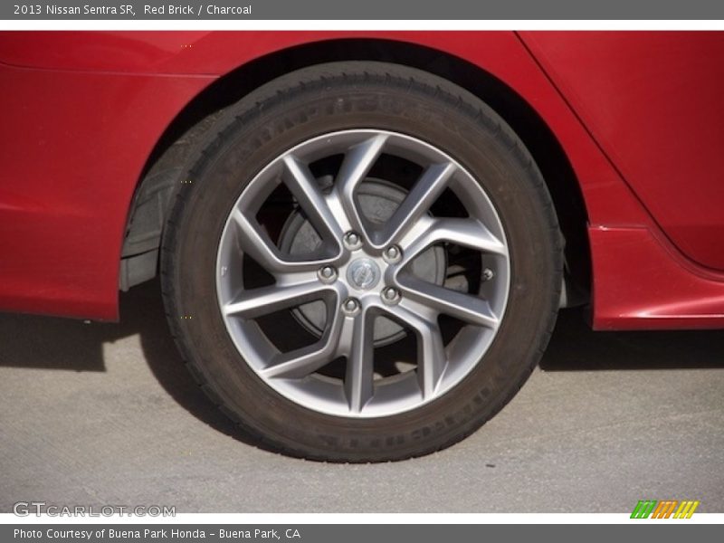 Red Brick / Charcoal 2013 Nissan Sentra SR