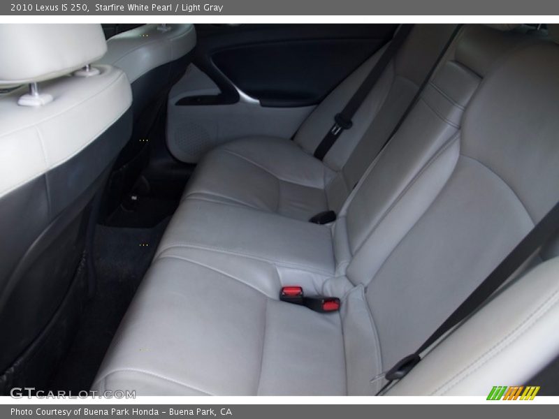 Starfire White Pearl / Light Gray 2010 Lexus IS 250