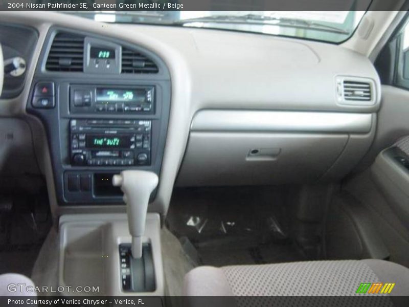 Canteen Green Metallic / Beige 2004 Nissan Pathfinder SE
