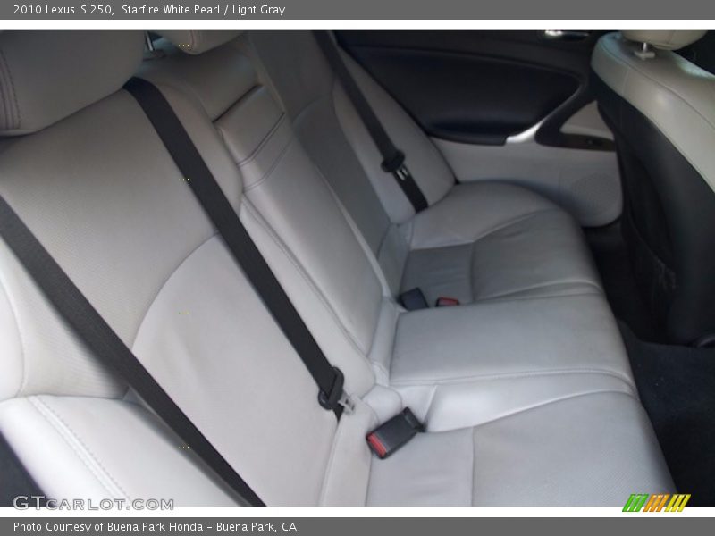 Starfire White Pearl / Light Gray 2010 Lexus IS 250