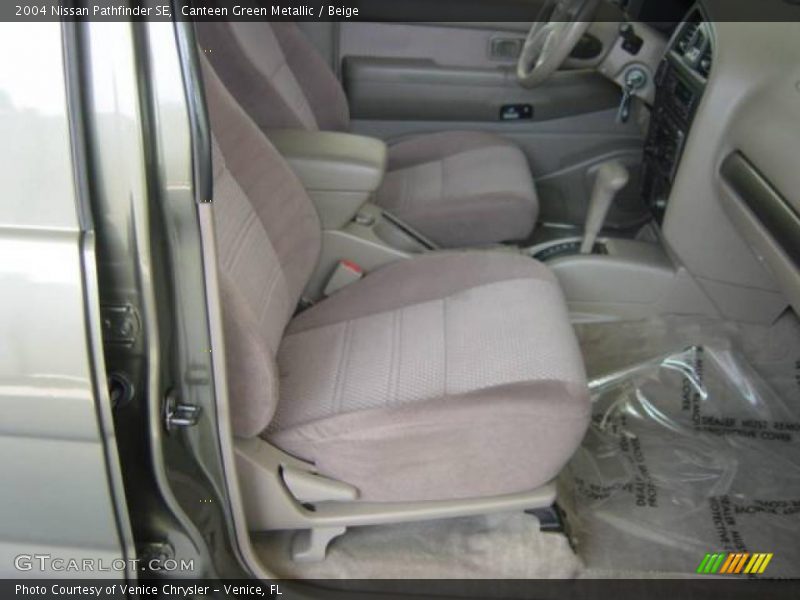 Canteen Green Metallic / Beige 2004 Nissan Pathfinder SE