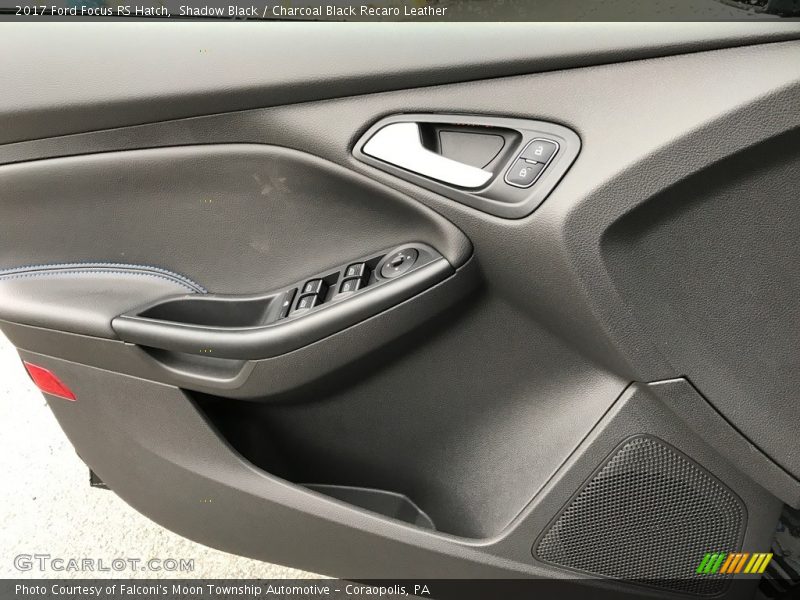 Shadow Black / Charcoal Black Recaro Leather 2017 Ford Focus RS Hatch