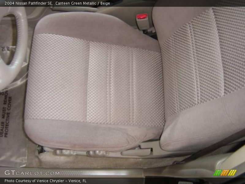 Canteen Green Metallic / Beige 2004 Nissan Pathfinder SE