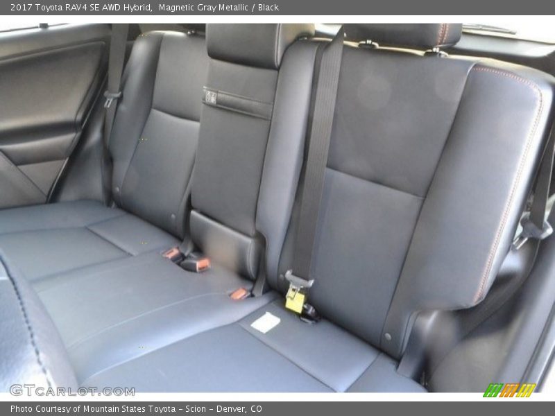 Rear Seat of 2017 RAV4 SE AWD Hybrid