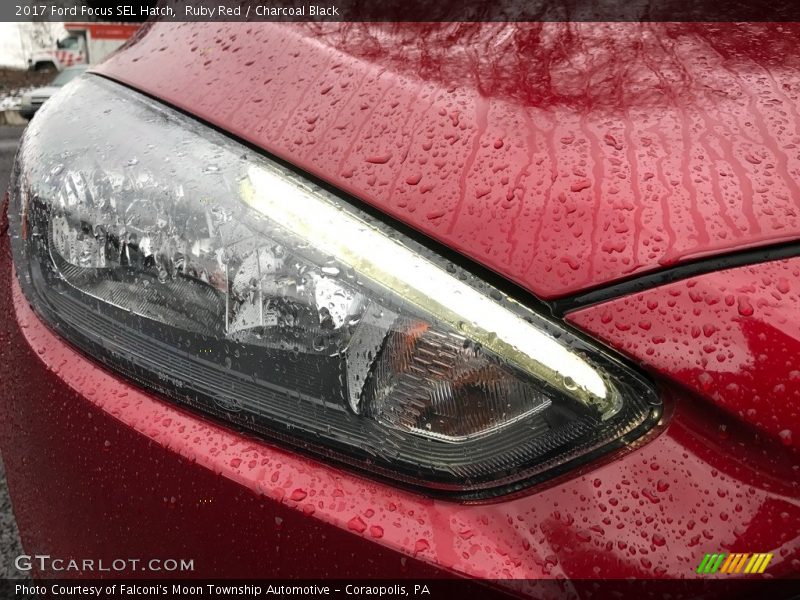 Ruby Red / Charcoal Black 2017 Ford Focus SEL Hatch
