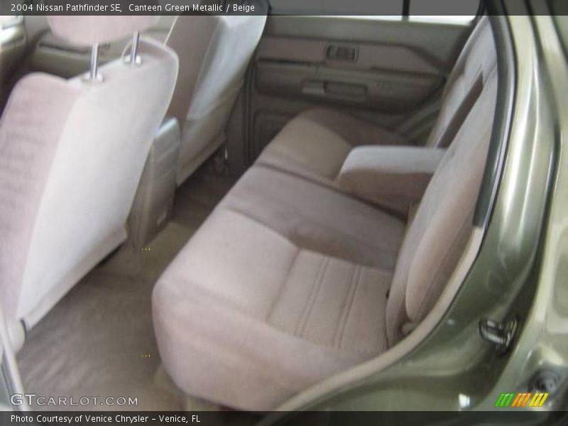 Canteen Green Metallic / Beige 2004 Nissan Pathfinder SE