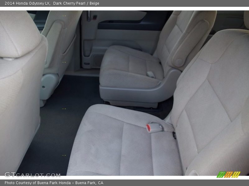Dark Cherry Pearl / Beige 2014 Honda Odyssey LX