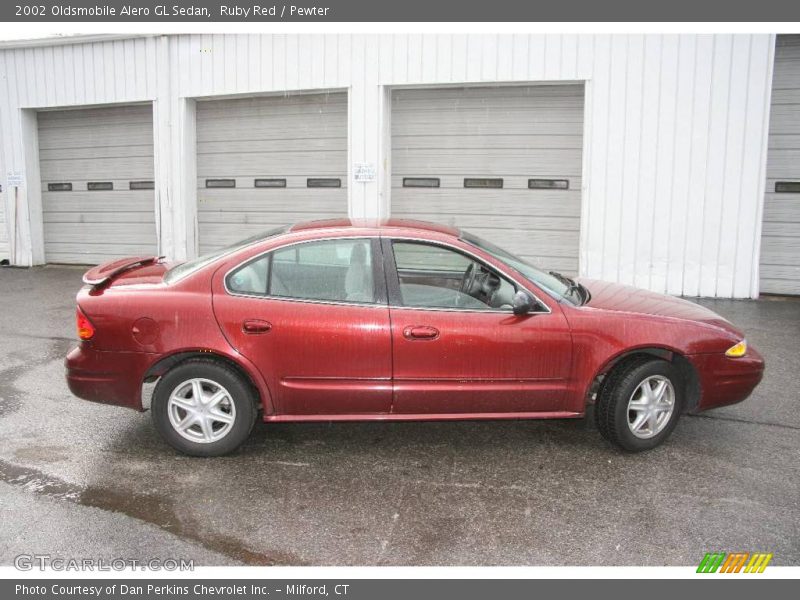 Ruby Red / Pewter 2002 Oldsmobile Alero GL Sedan