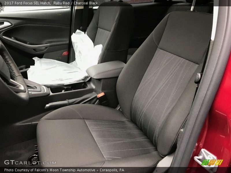 Ruby Red / Charcoal Black 2017 Ford Focus SEL Hatch