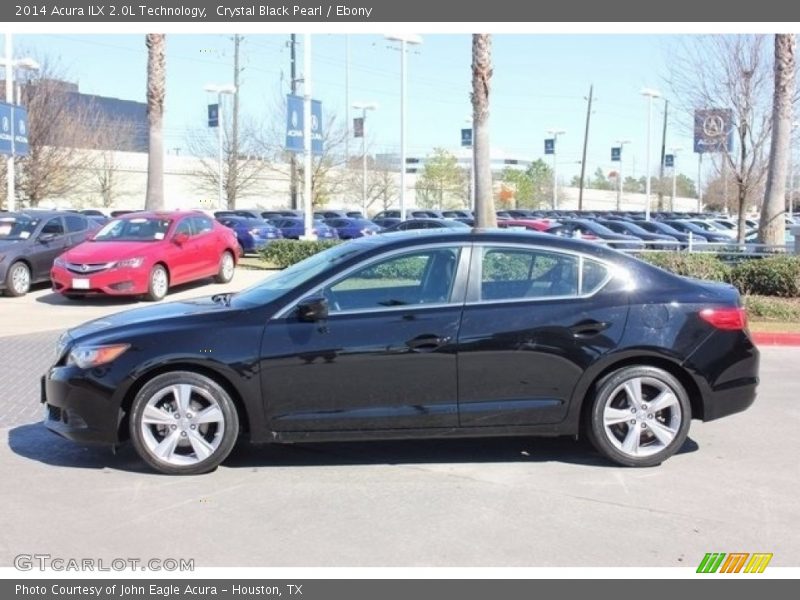 Crystal Black Pearl / Ebony 2014 Acura ILX 2.0L Technology