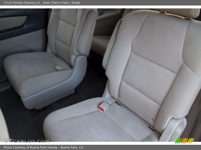 Dark Cherry Pearl / Beige 2014 Honda Odyssey LX
