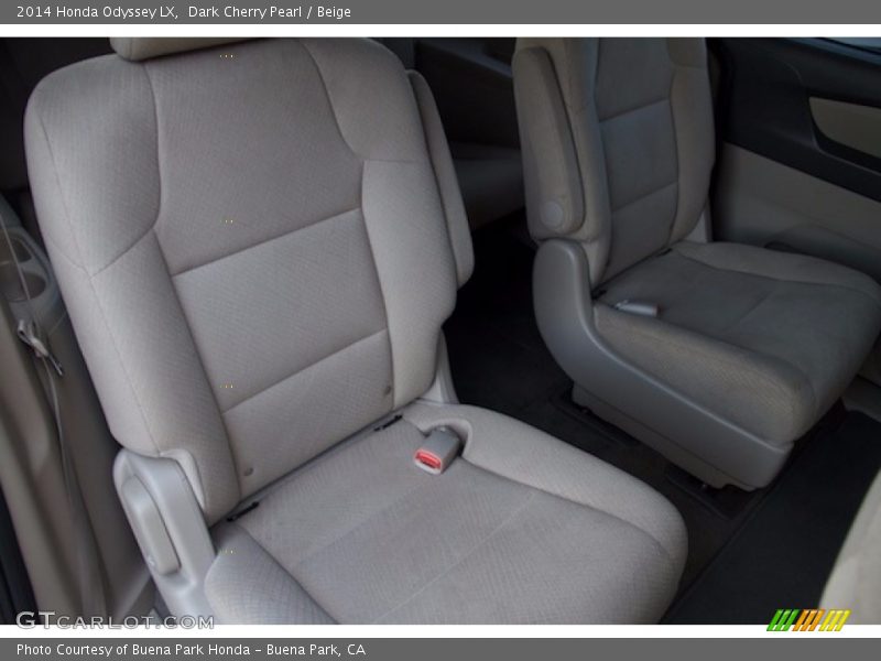 Dark Cherry Pearl / Beige 2014 Honda Odyssey LX