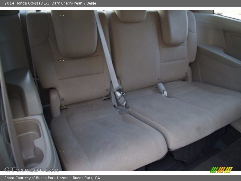 Dark Cherry Pearl / Beige 2014 Honda Odyssey LX