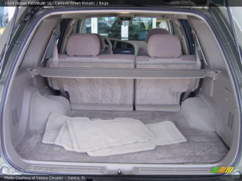 Canteen Green Metallic / Beige 2004 Nissan Pathfinder SE