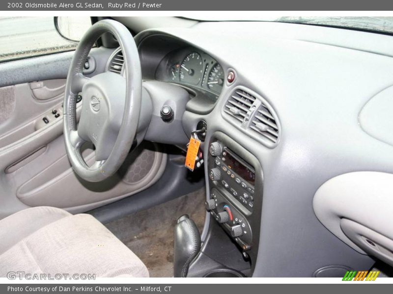 Ruby Red / Pewter 2002 Oldsmobile Alero GL Sedan