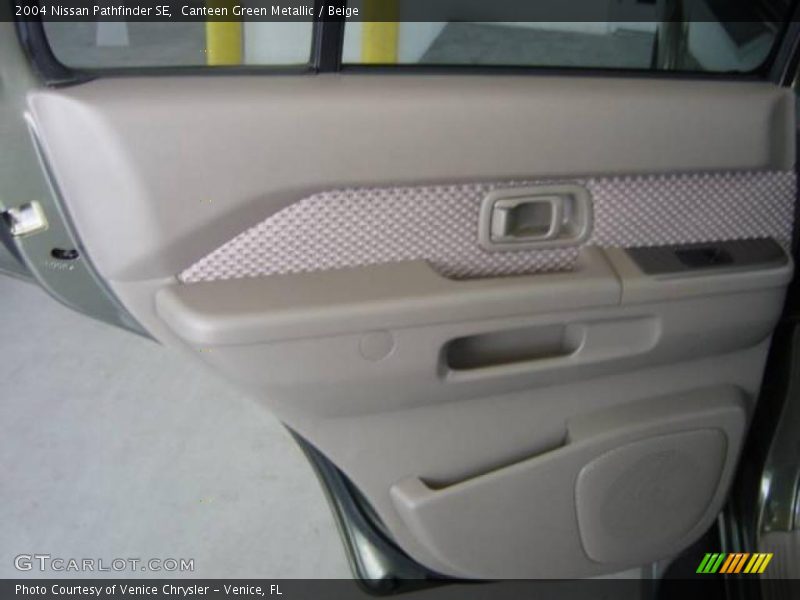 Canteen Green Metallic / Beige 2004 Nissan Pathfinder SE