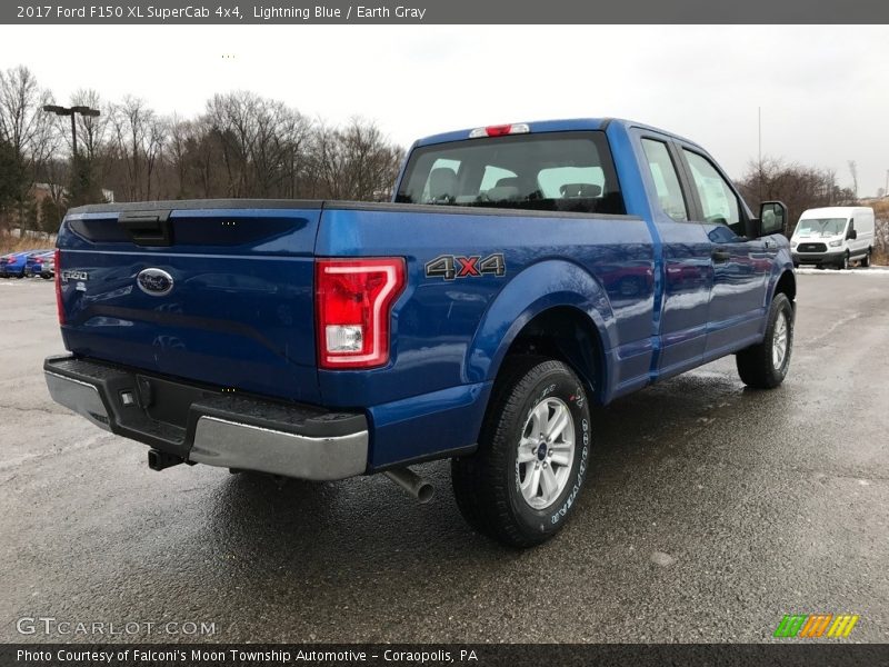 Lightning Blue / Earth Gray 2017 Ford F150 XL SuperCab 4x4