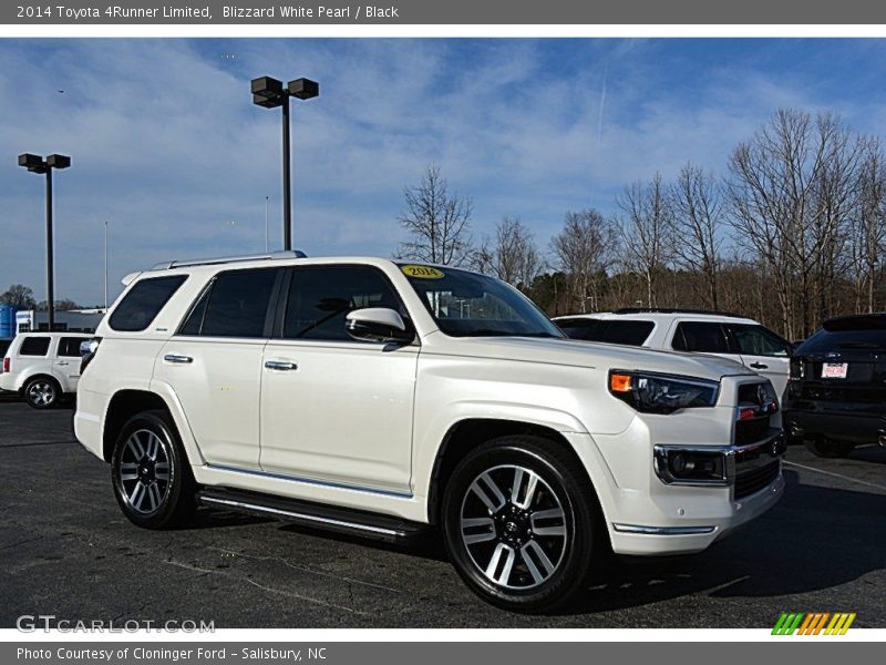 Blizzard White Pearl / Black 2014 Toyota 4Runner Limited