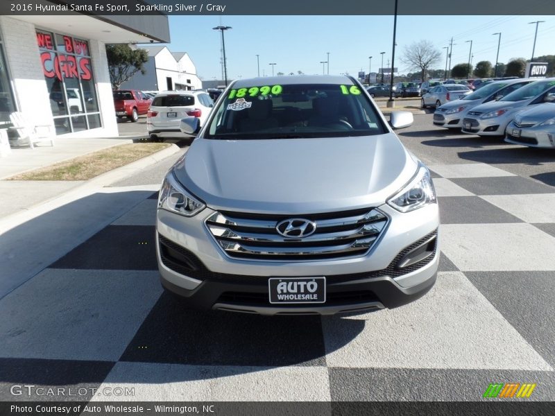 Sparkling Silver / Gray 2016 Hyundai Santa Fe Sport