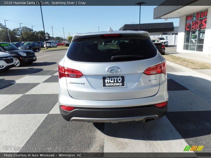 Sparkling Silver / Gray 2016 Hyundai Santa Fe Sport