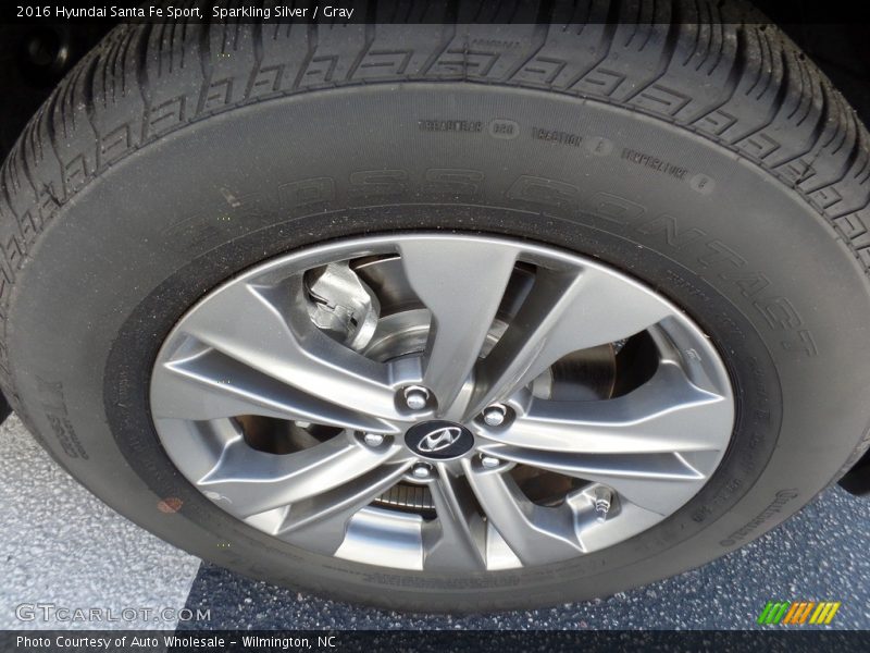 Sparkling Silver / Gray 2016 Hyundai Santa Fe Sport