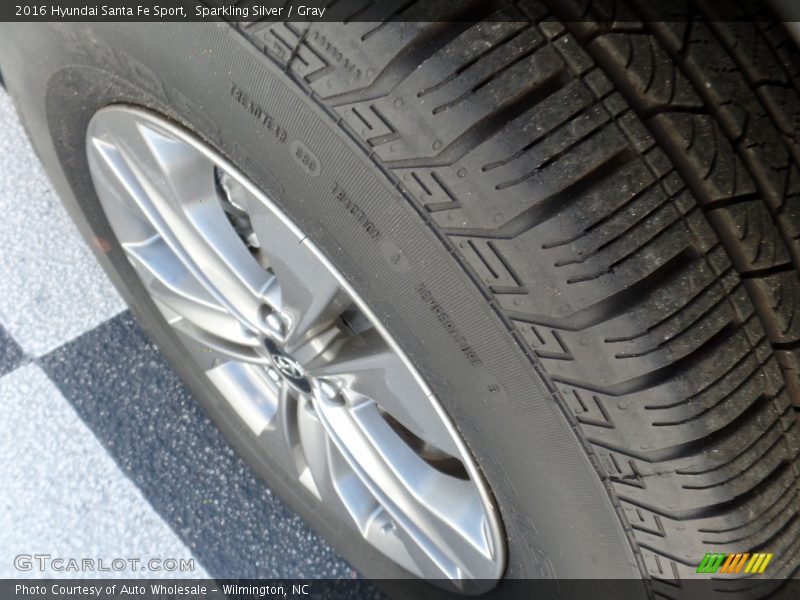 Sparkling Silver / Gray 2016 Hyundai Santa Fe Sport