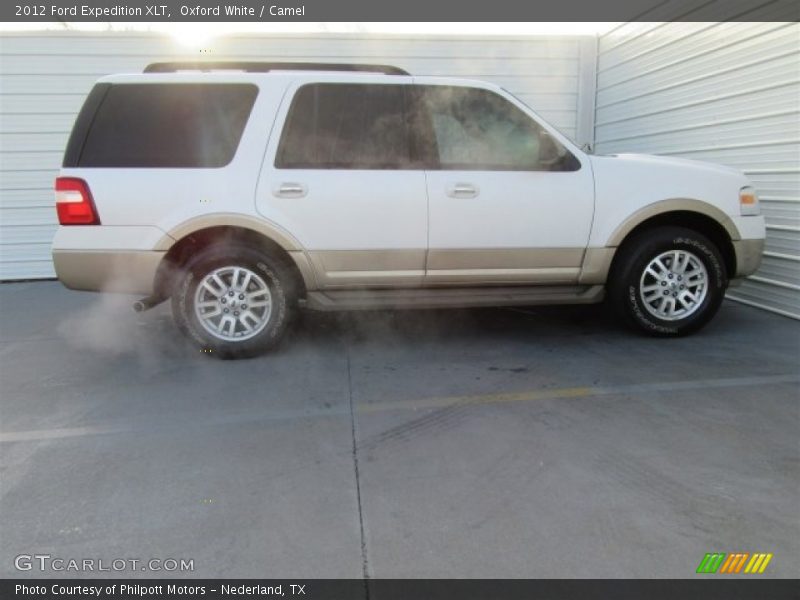 Oxford White / Camel 2012 Ford Expedition XLT