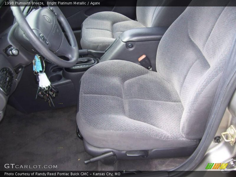 Bright Platinum Metallic / Agate 1998 Plymouth Breeze