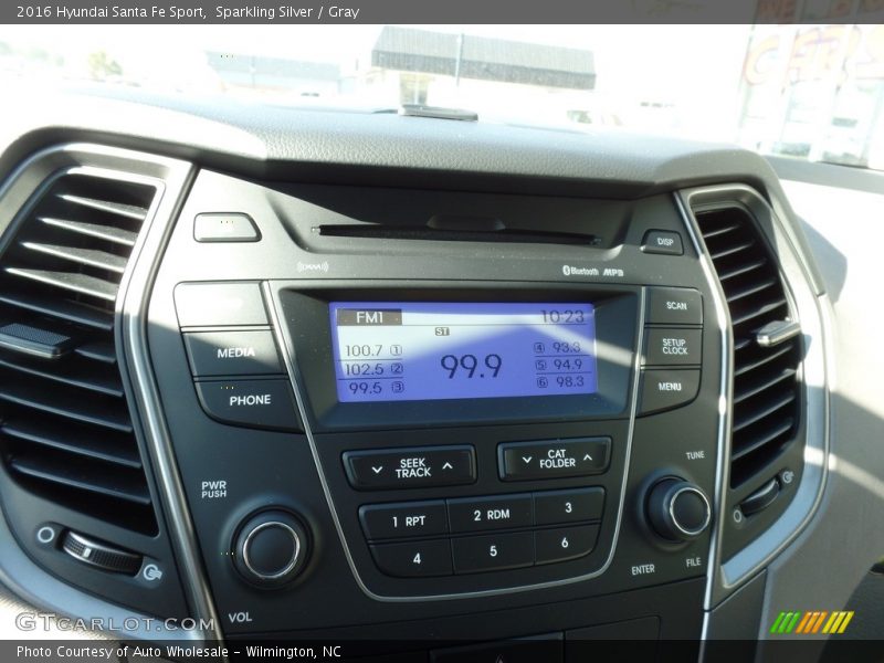 Sparkling Silver / Gray 2016 Hyundai Santa Fe Sport