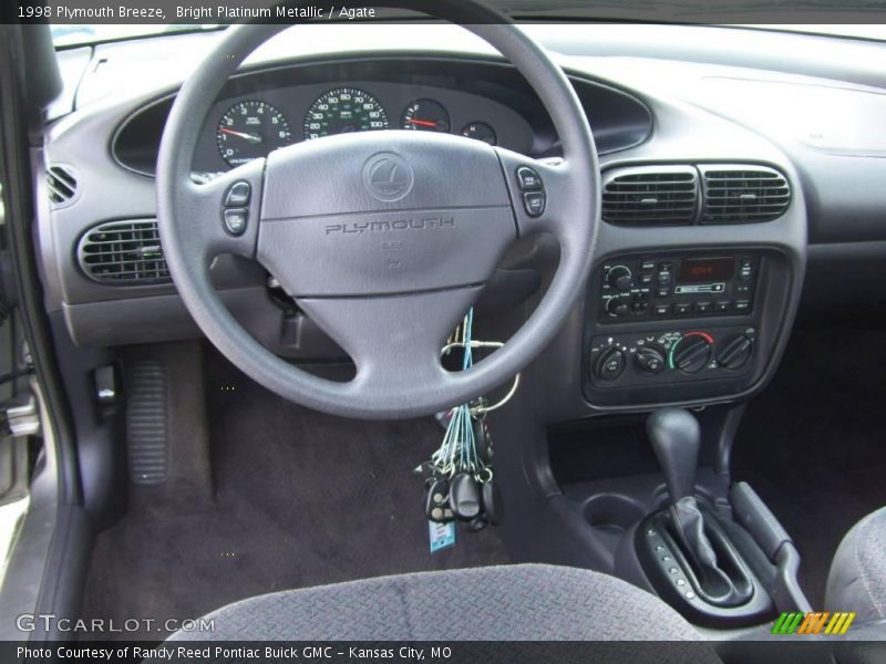 Bright Platinum Metallic / Agate 1998 Plymouth Breeze