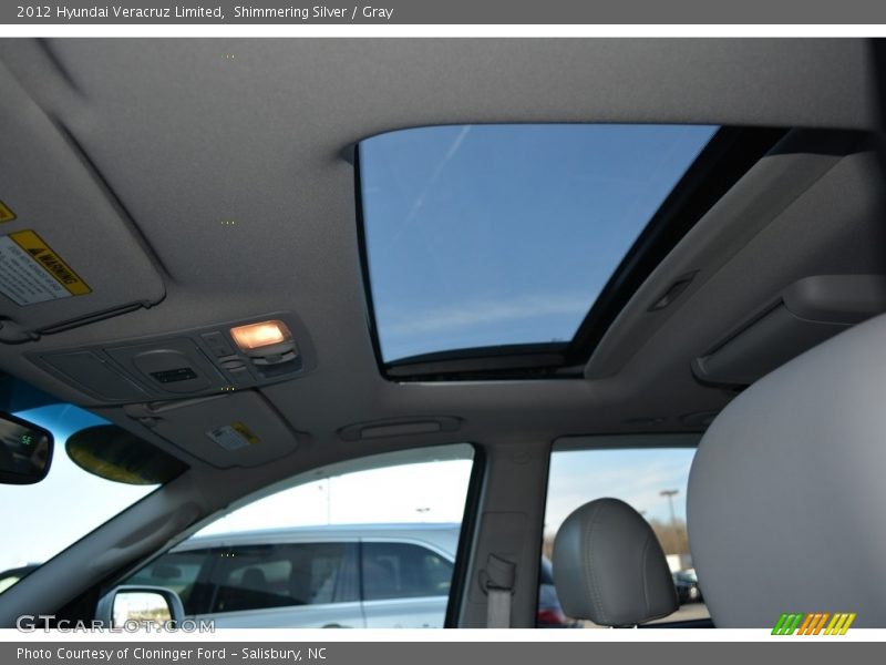 Shimmering Silver / Gray 2012 Hyundai Veracruz Limited