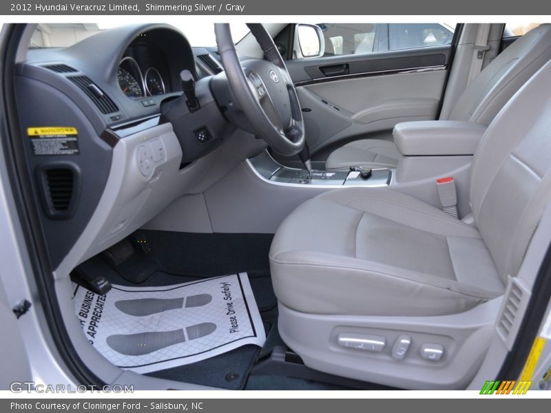 Shimmering Silver / Gray 2012 Hyundai Veracruz Limited