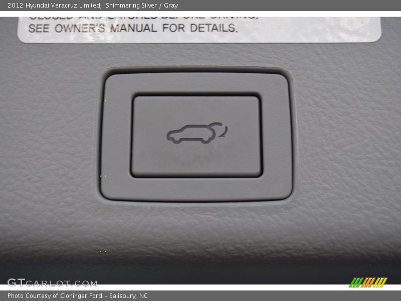 Shimmering Silver / Gray 2012 Hyundai Veracruz Limited