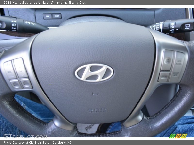 Shimmering Silver / Gray 2012 Hyundai Veracruz Limited