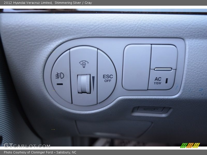 Shimmering Silver / Gray 2012 Hyundai Veracruz Limited