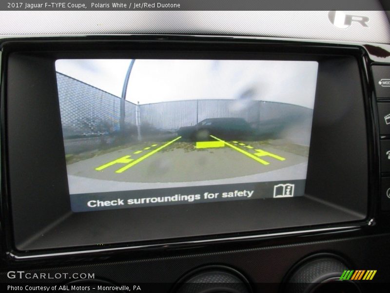 Polaris White / Jet/Red Duotone 2017 Jaguar F-TYPE Coupe