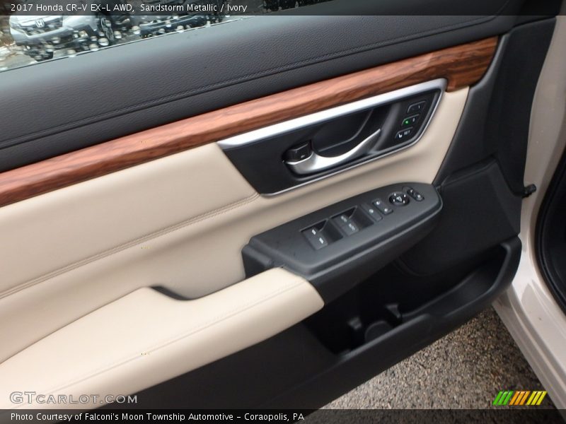 Sandstorm Metallic / Ivory 2017 Honda CR-V EX-L AWD