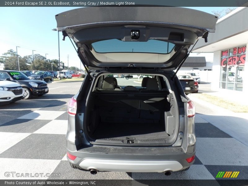 Sterling Gray / Medium Light Stone 2014 Ford Escape SE 2.0L EcoBoost