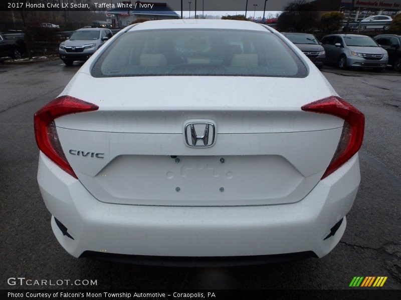 Taffeta White / Ivory 2017 Honda Civic LX Sedan