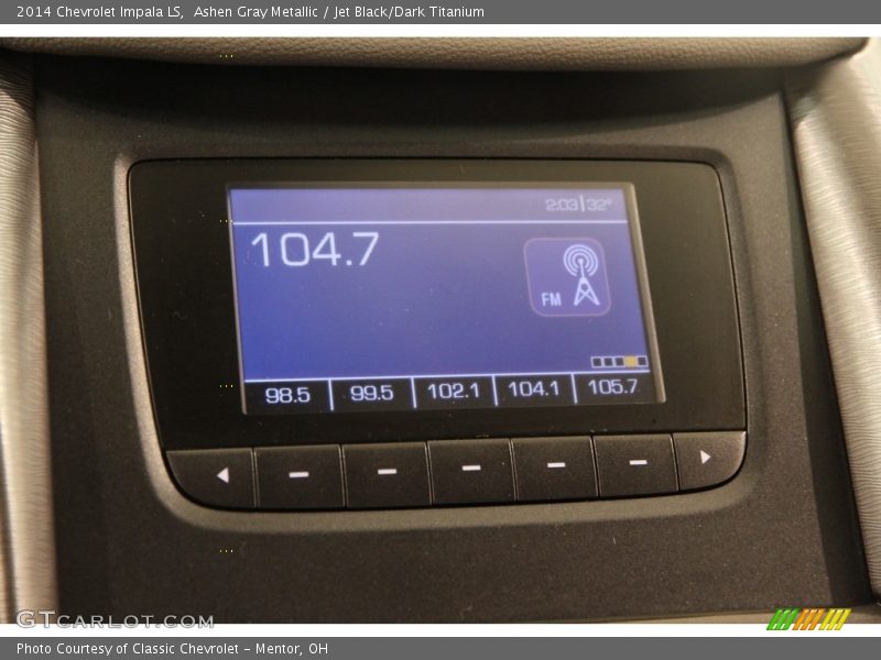 Ashen Gray Metallic / Jet Black/Dark Titanium 2014 Chevrolet Impala LS