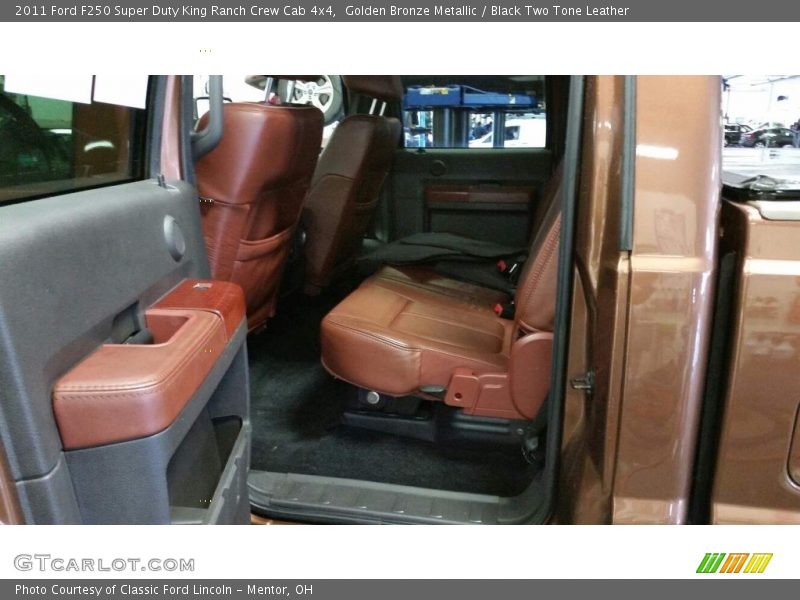 Golden Bronze Metallic / Black Two Tone Leather 2011 Ford F250 Super Duty King Ranch Crew Cab 4x4
