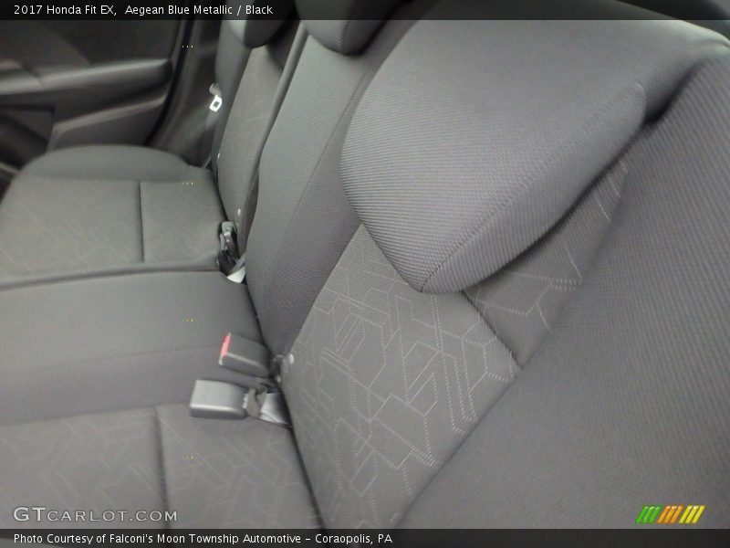 Aegean Blue Metallic / Black 2017 Honda Fit EX