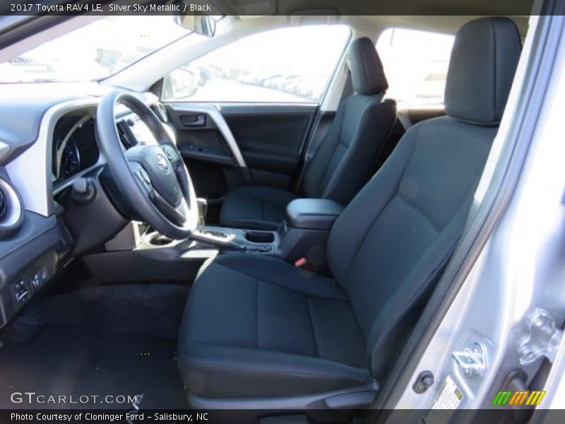 Silver Sky Metallic / Black 2017 Toyota RAV4 LE