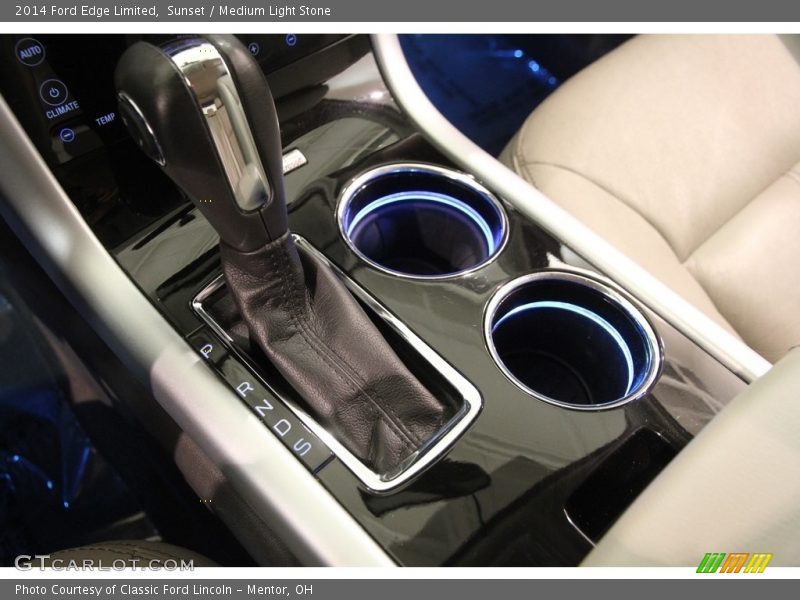 Sunset / Medium Light Stone 2014 Ford Edge Limited