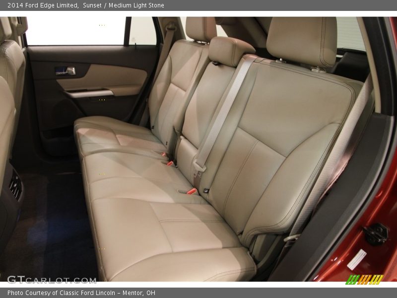 Sunset / Medium Light Stone 2014 Ford Edge Limited
