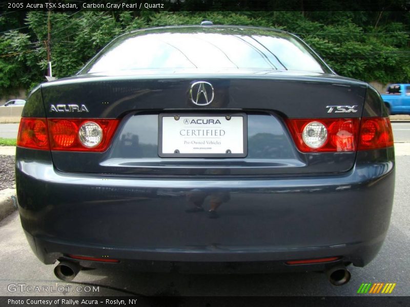 Carbon Gray Pearl / Quartz 2005 Acura TSX Sedan