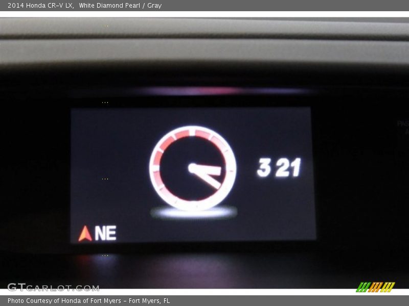 White Diamond Pearl / Gray 2014 Honda CR-V LX